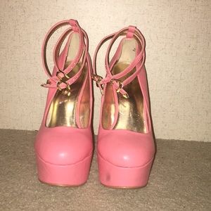 Anne Michelle Pink Pumps